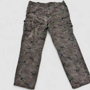 Guide Gear Mens 42x32 Camo Hunting Hiking Gorpcore Cargo Pants Lined 100% Cotton